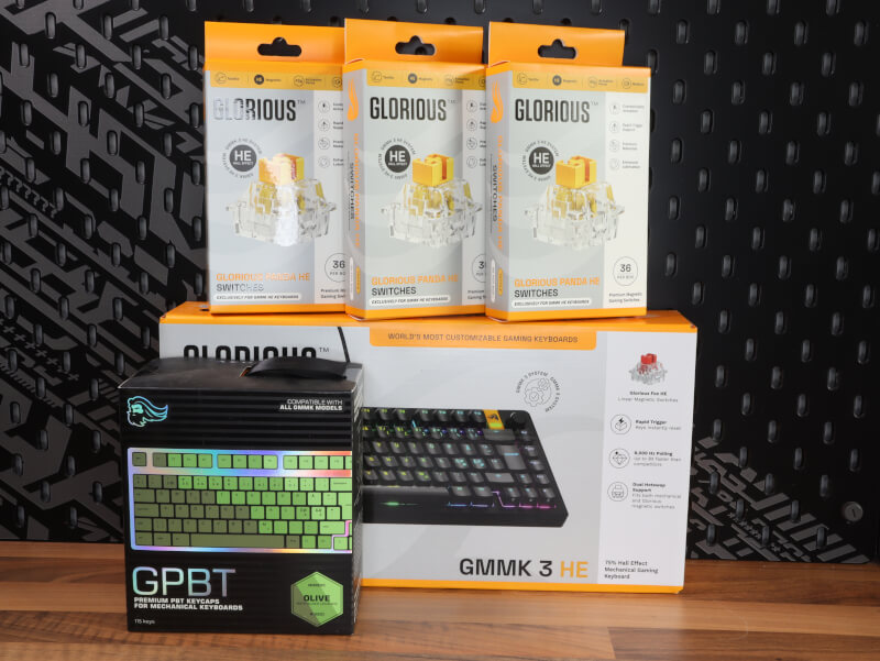 Glorious GMMK 3 HE gaming keyboard customize MX hotswap fall effect.JPG